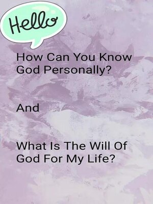 cover image of How Can You Know God Personally?
